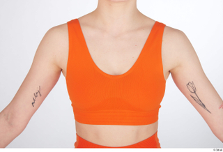 Unaisa chest dressed orange sports bra sports 0001.jpg